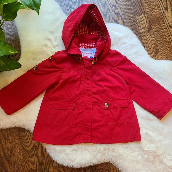Baby Gal Mayoral Raincoat with Removable Hood Size 24M
